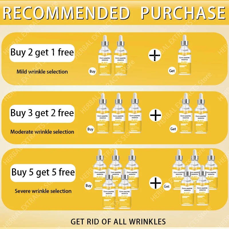 Anti-aging face serum set in glass dropper bottle, clear firming liquid for wrinkle removal. — view 2