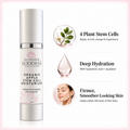 Organic apple stem cell moisturizer jar, luxurious anti-aging cream for youthful hydration and smooth skin