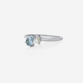 Aquamarine & Akoya Pearl Ring | 14K Gold-3