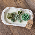 Dough Bowl Candle | Soy Wax Bowl Candle | Cactus Candle-1