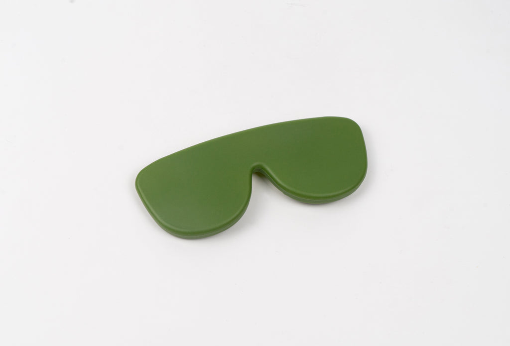 Funda de gafas de silicona flexible - Army Green-0