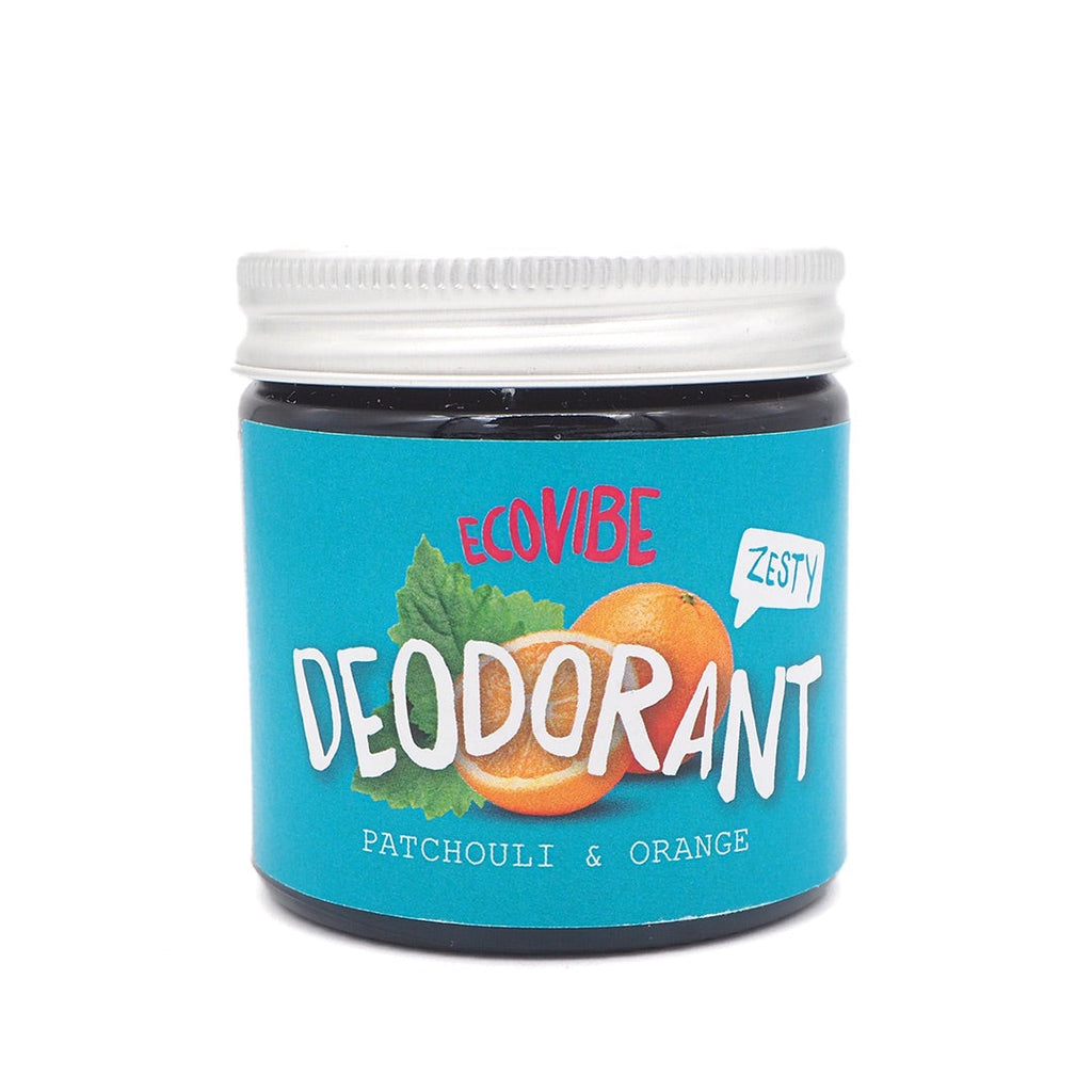 Natural vegan deodorant balm in a small reusable glass jar infused with pure essential oils — view 5