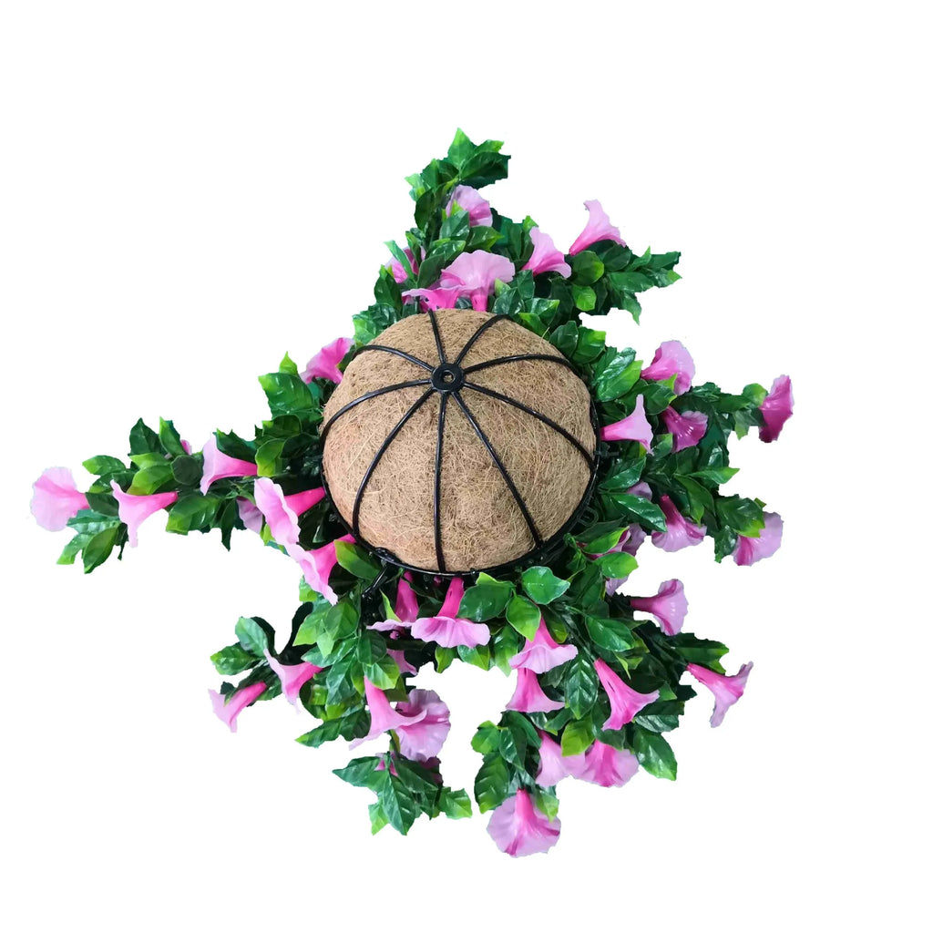 Artificial Hanging Basket – Petunia Flowering – UV Resistant-3