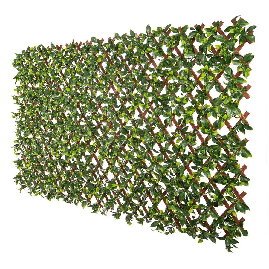 Jasmine Expandable Artificial Trellis Privacy Screen 72×36in – UV Resistant