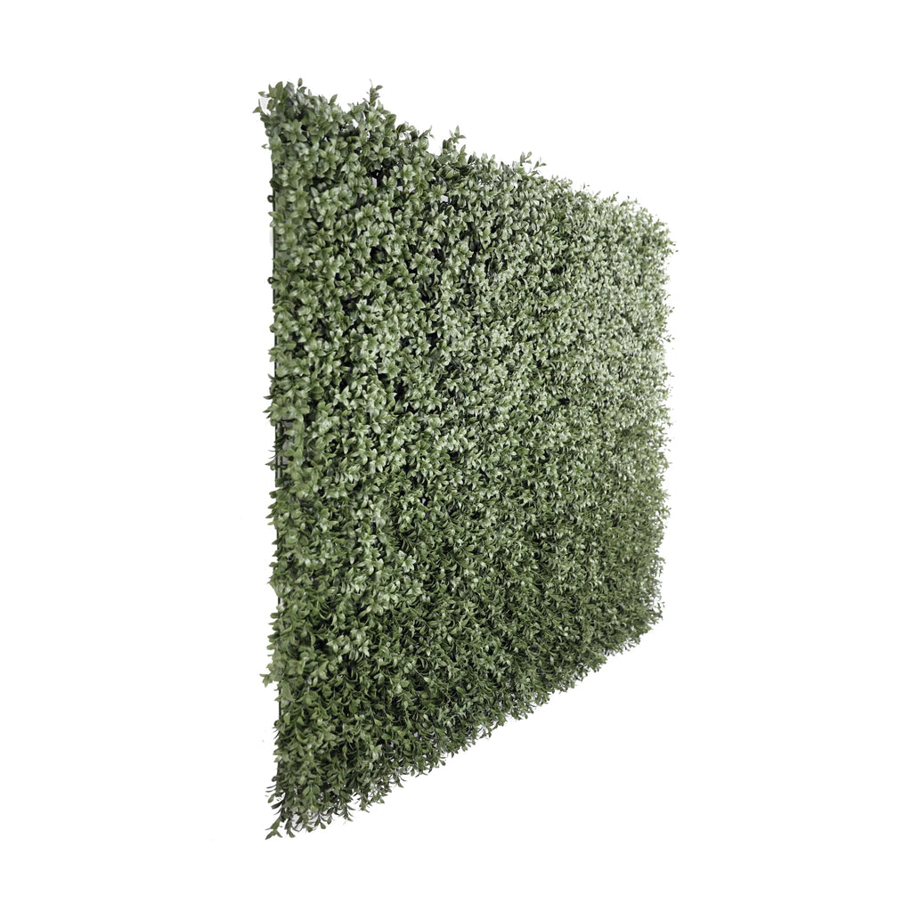 Dense Lush Boxwood Artificial Vertical Garden Green Wall Panel 40×40in 11 SQ FT – NFPA 701 Certified – UV Resistant – Commercial Grade-4