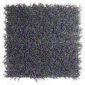 Purple Lavender Boxwood Artificial Vertical Garden Green Wall Panel 40×40in 11 SQ FT – UV Resistant – Commercial Grade-0