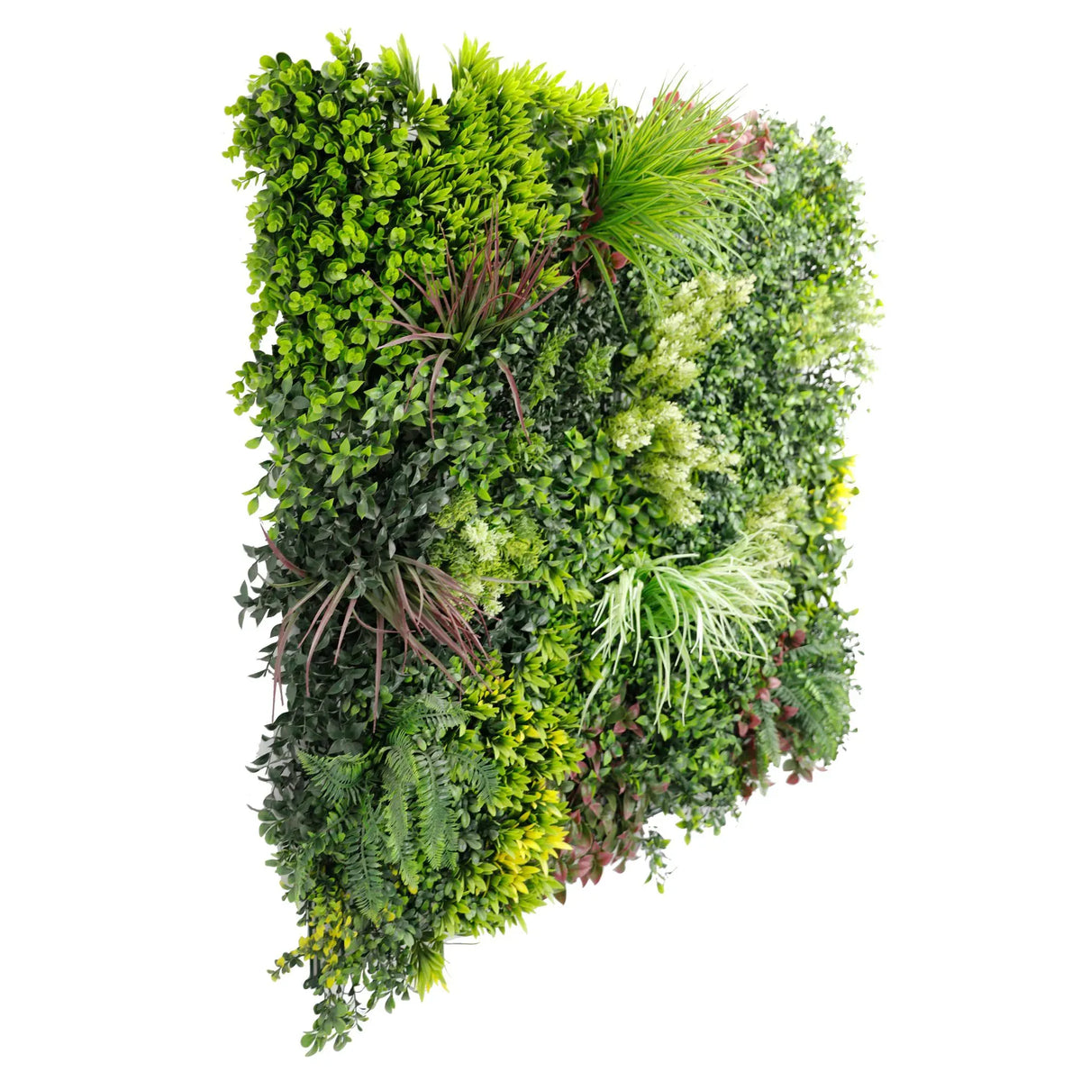 Evergreen Triptych Artificial Vertical Garden Green Wall Panel Set of 3 Seamless Panels 33 SQ FT – UV Resistant – Commercial Grade-0