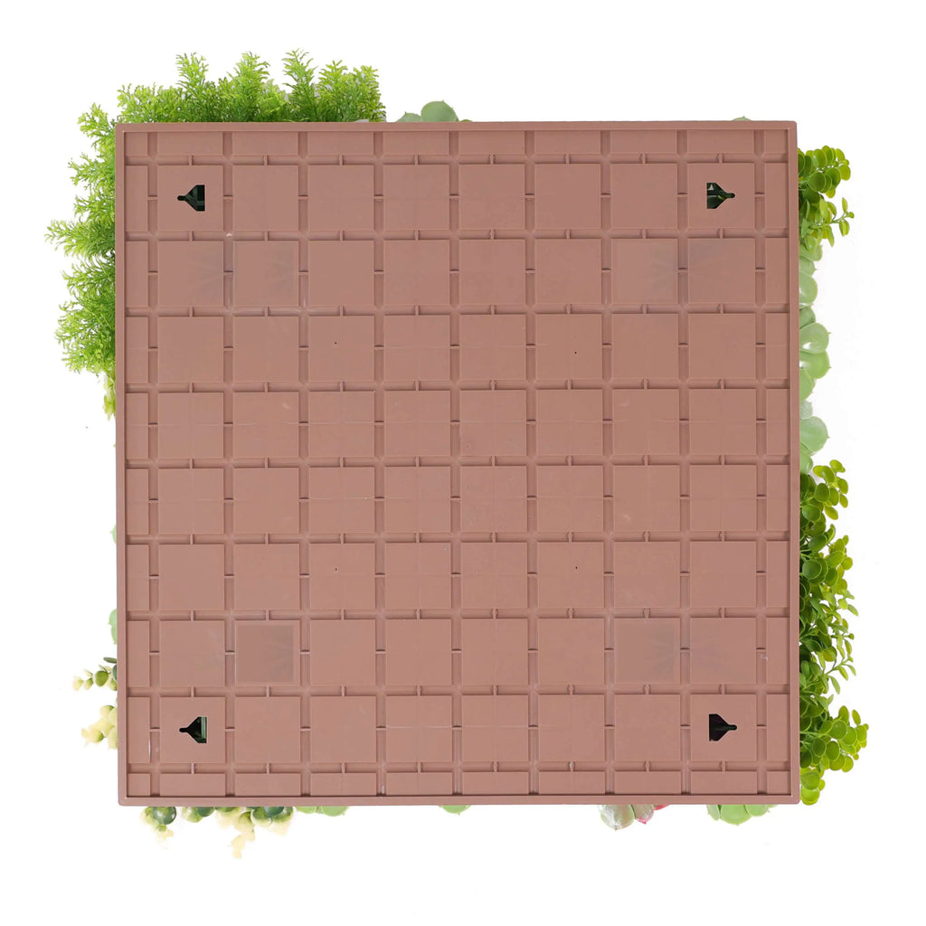 Artificial Moss and Succulent Hanging Wall Art Frame(Wall Art) 20in – UV Resistant-3