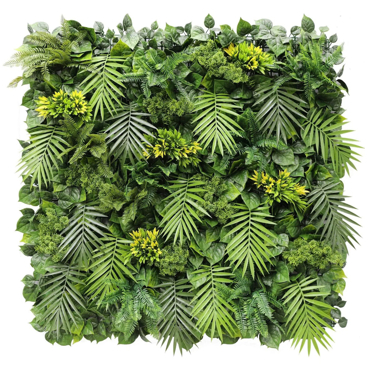 Hawaiian Sunrise Flowering Artificial Vertical Garden Green Wall Panel 40×40in 11 SQ FT – UV Resistant – Commercial Grade-0