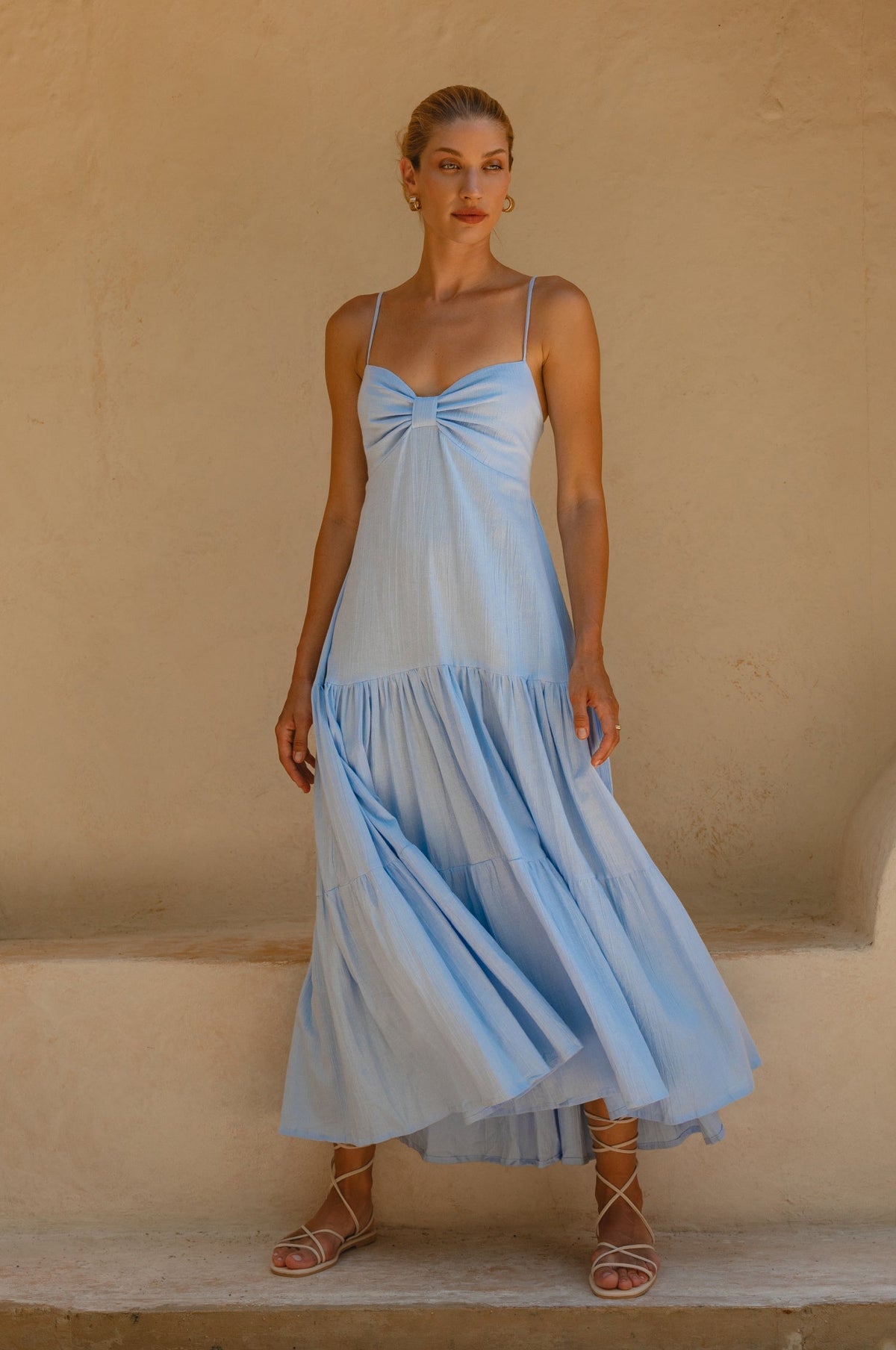 Aurelia Linen Maxi Dress-6