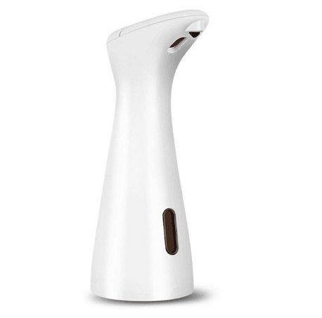 Automatic touchless soap dispenser in a sleek modern design for kitchen or bathroom countertops