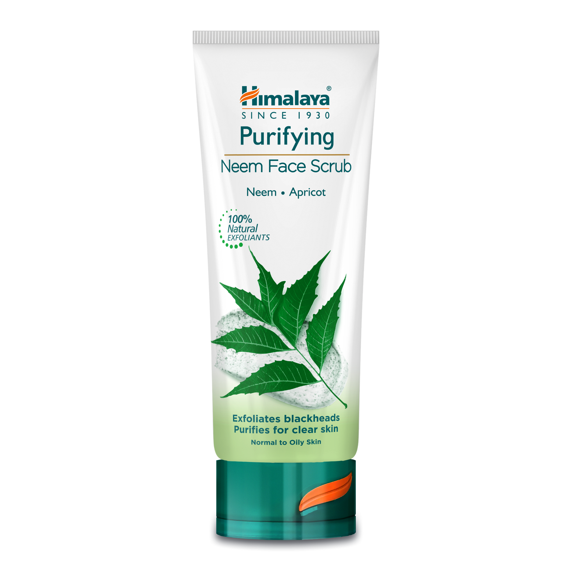 Himalaya purifying neem face scrub 75ml tube for oily acne prone skin care