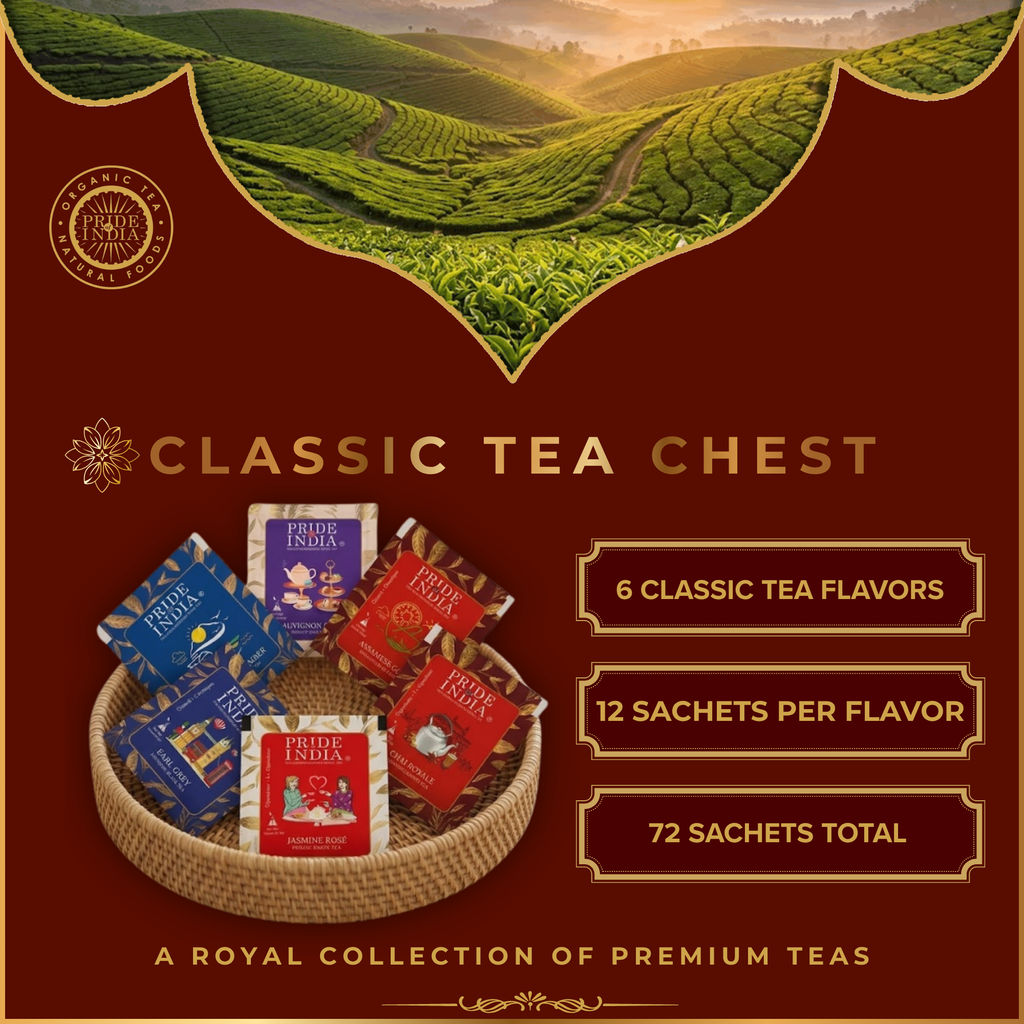 Premium Tea Chest – 6 Flavors, 72 Tea Bags (Classic & Herbal Options)-2
