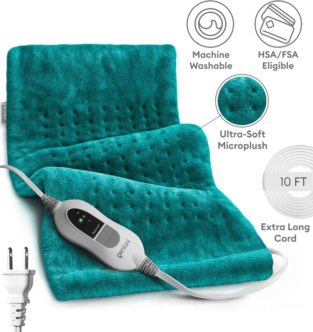 Heating Pad XL, Viridian Green-1