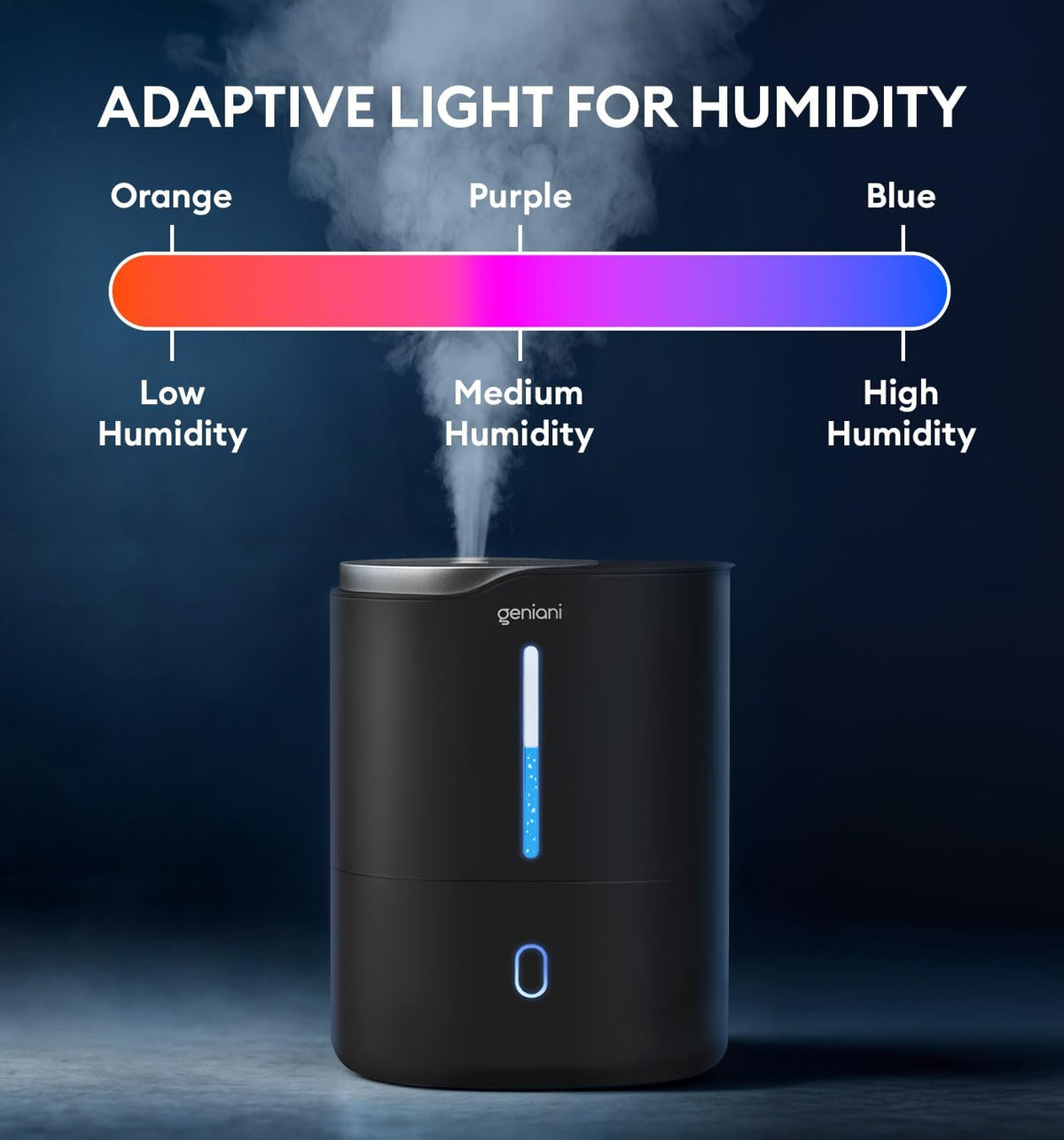 Humidifier Huron 4L, Black-4