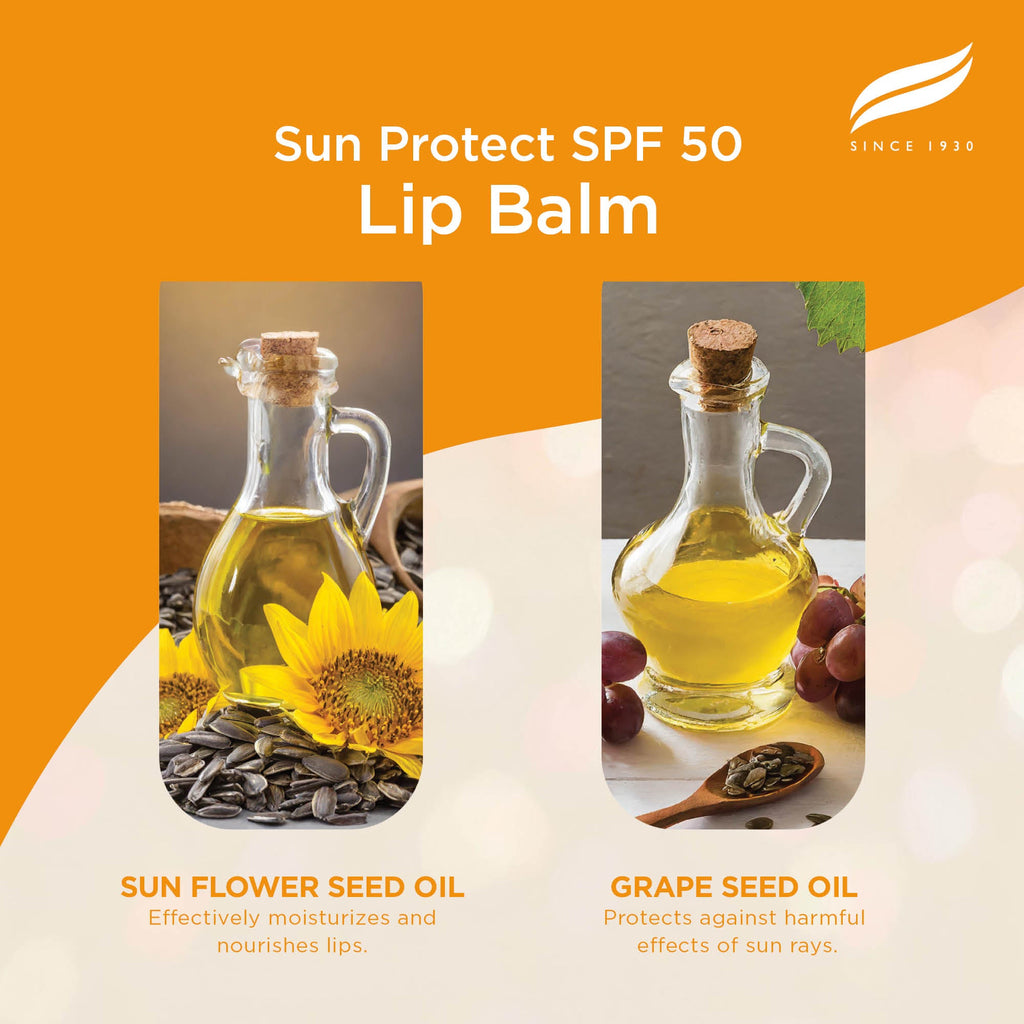 Himalaya Sun Protect Lip Balm SPF 50 stick with deeply moisturizing plant oils — view 4