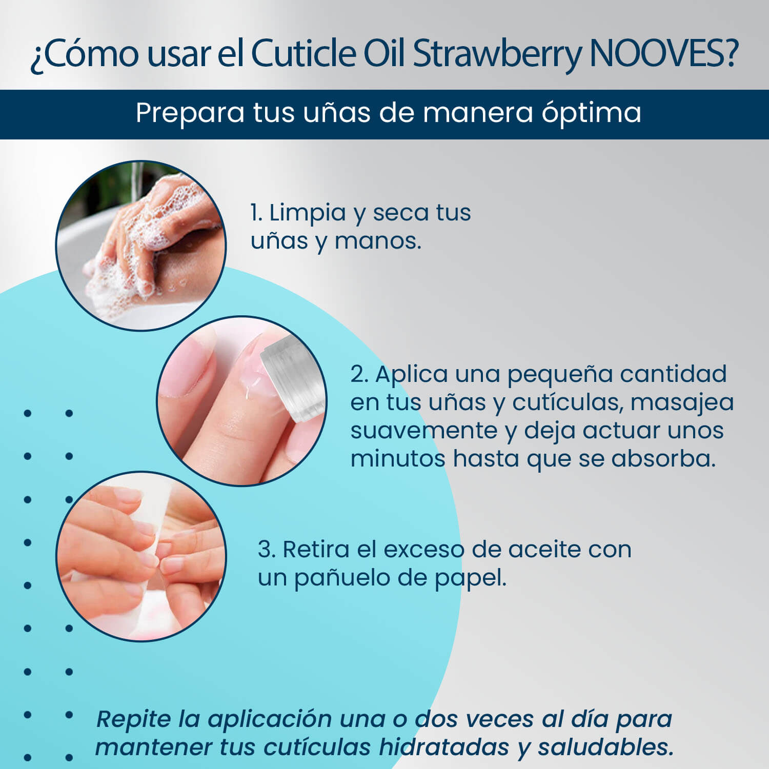 Strawberry scented roll-on cuticle oil bottle for hydrating nail care and manicures — view 4