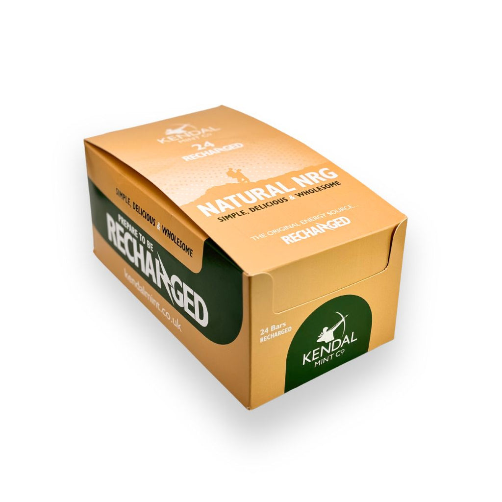 Natural NRG vegan rolled oat energy bar in fully recyclable eco-friendly packaging for athletes — view 5