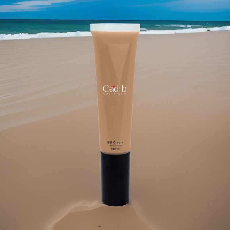 Lightweight hydrating BB cream with SPF 18 in 30 mL recyclable packaging for everyday face coverage