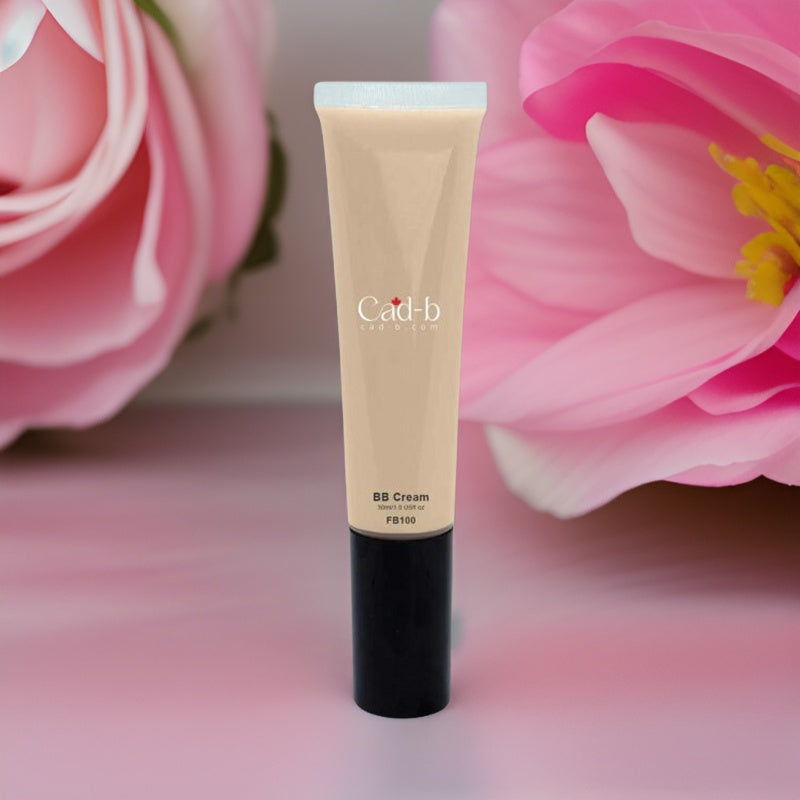 Hydrating medium coverage BB cream tube with SPF 18 and natural wheat shade finish.