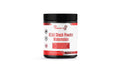 Container of pink watermelon flavored BCAA shock powder supplement for workout muscle recovery.
