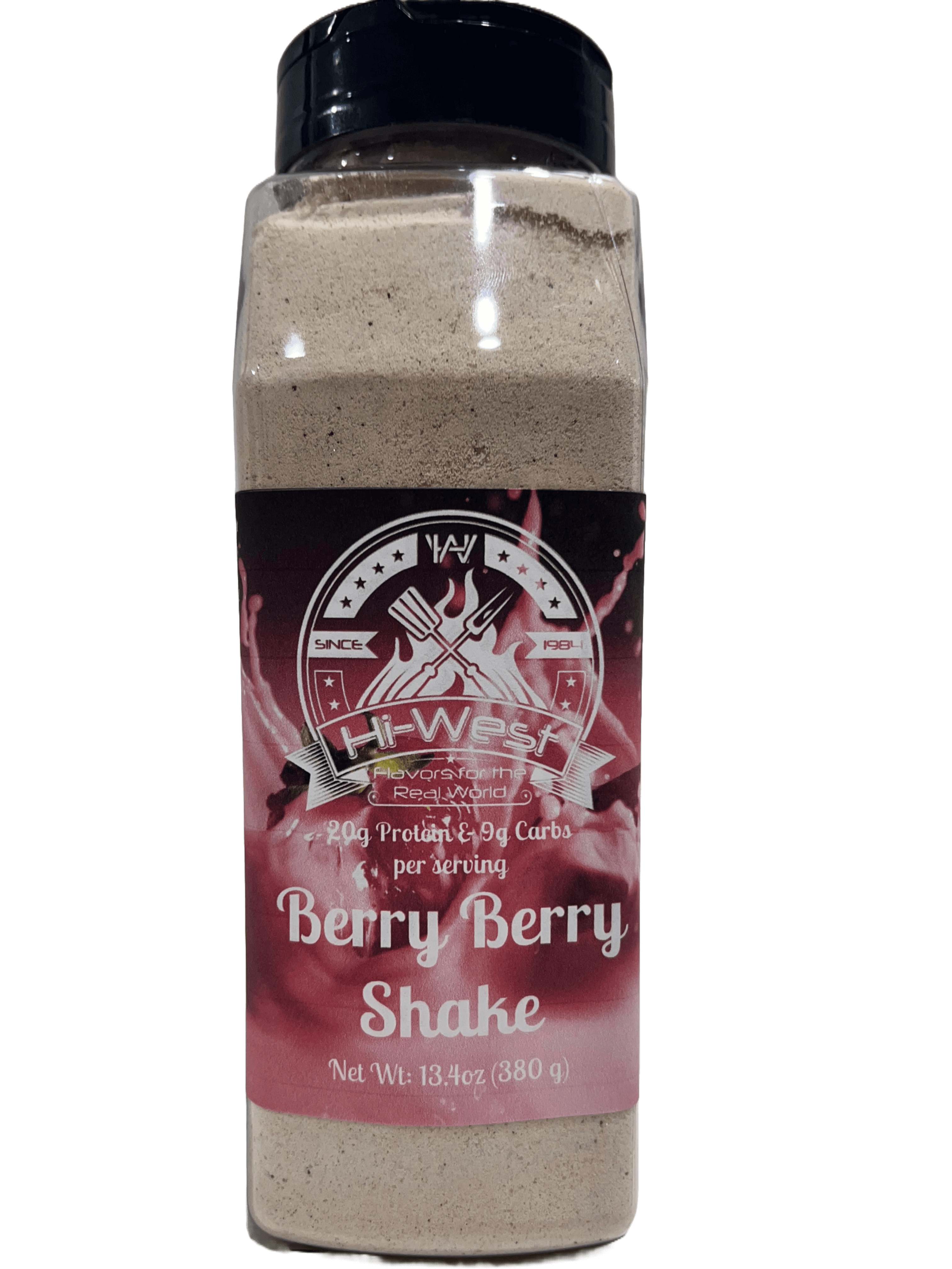 Hi-West protein smoothy bundle assortment with chocolate, vanilla, and berry dry drink mix powders — view 5