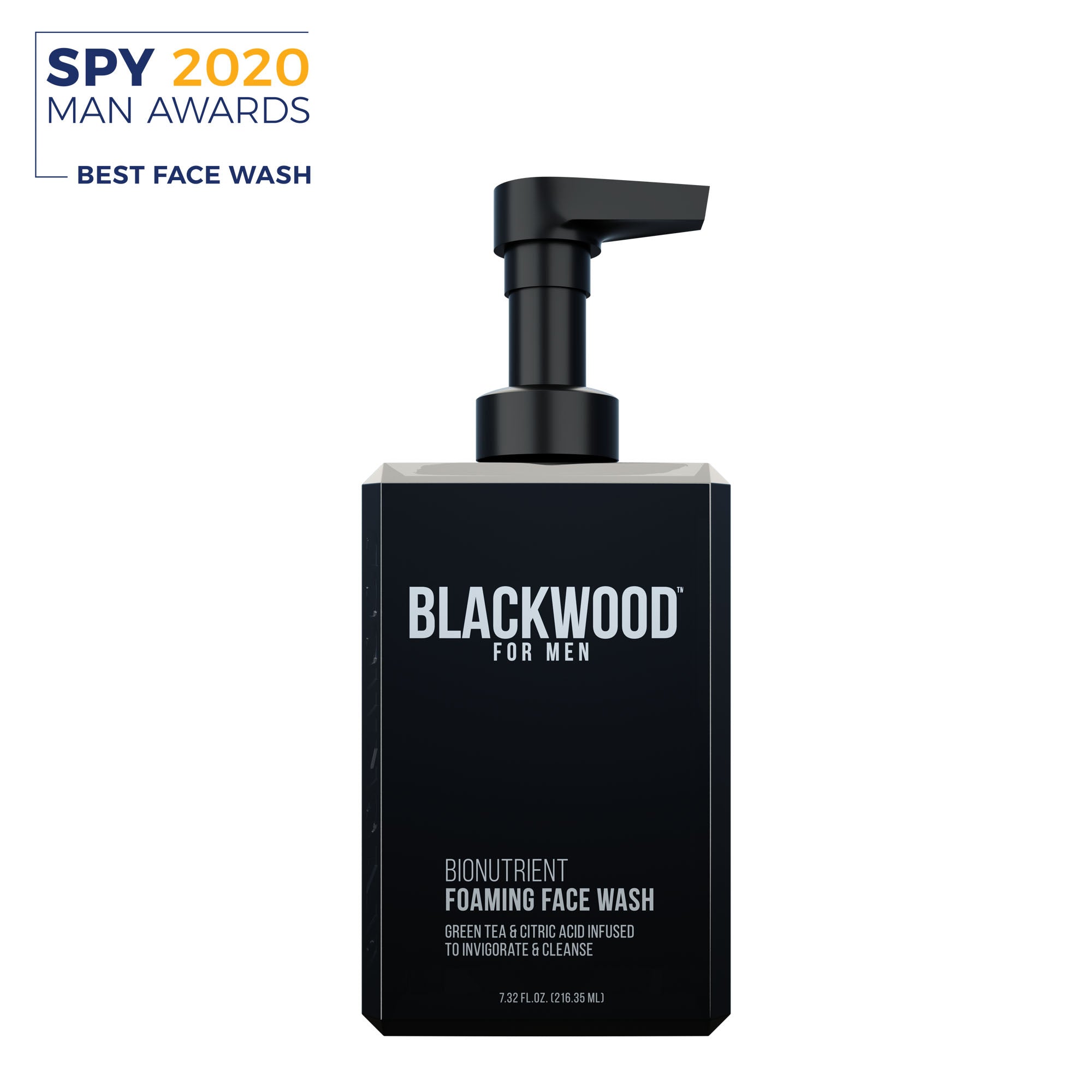 BioNutrient Foaming Face Wash bottle for sensitive skin with hydrating and anti-aging microbubble lather