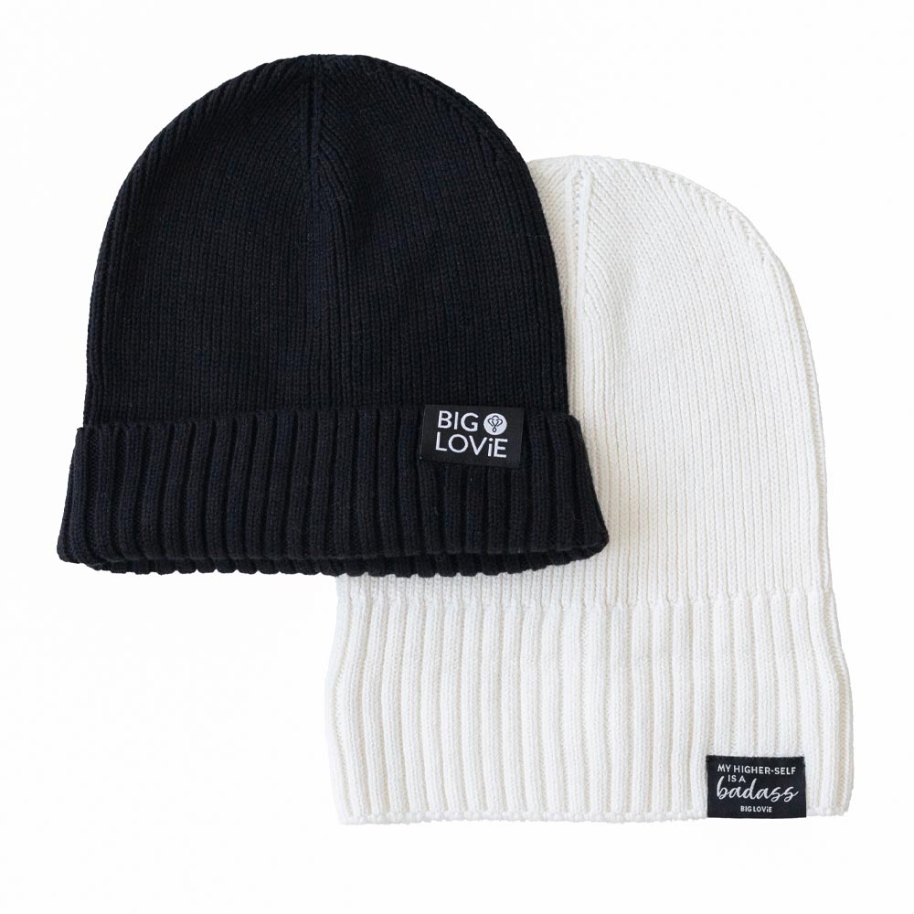 BADASS COTTON CASHMERE BEANIE | BLACK-4