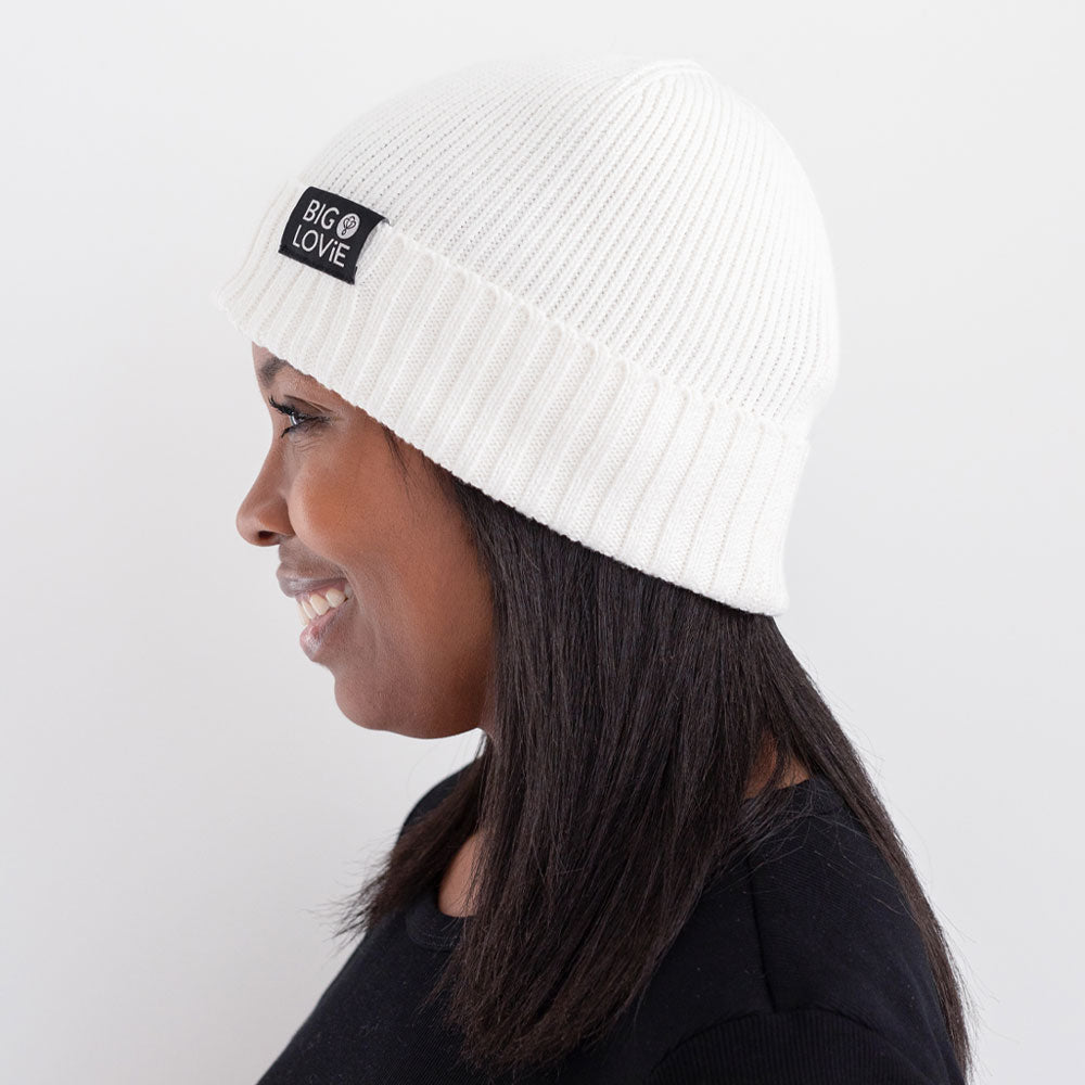 BADASS COTTON CASHMERE BEANIE | IVORY-4