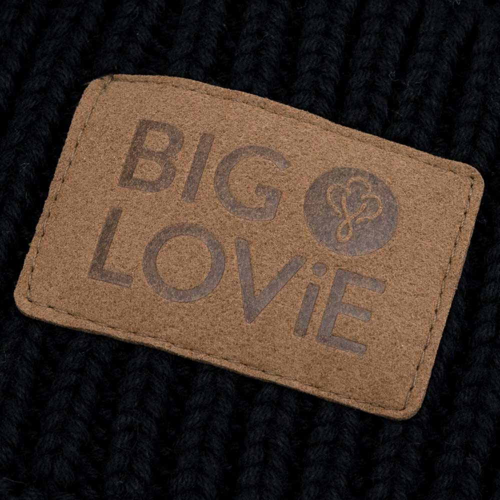 VIBE COTTON CASHMERE POM HAT | BLACK-4