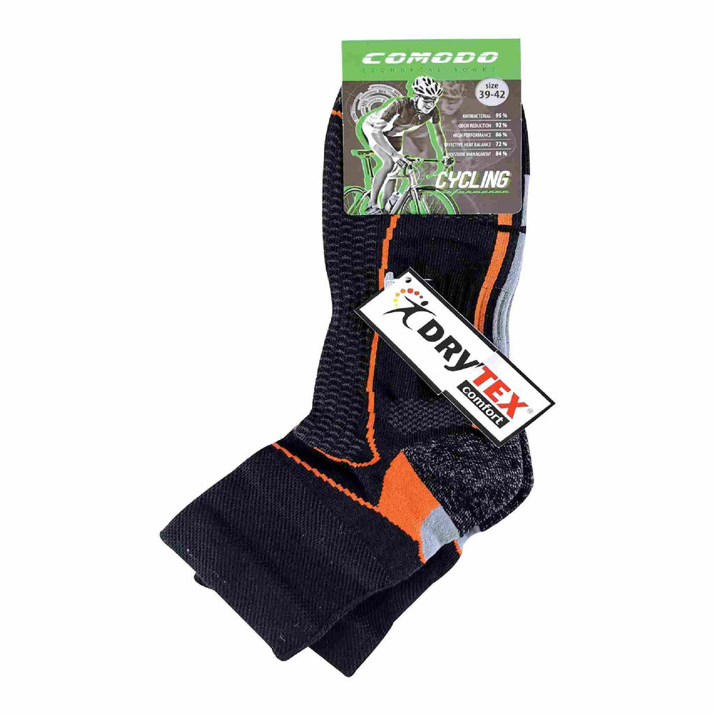 High vis neon low cut cycling socks featuring breathable performance fabric on a solid background — view 4
