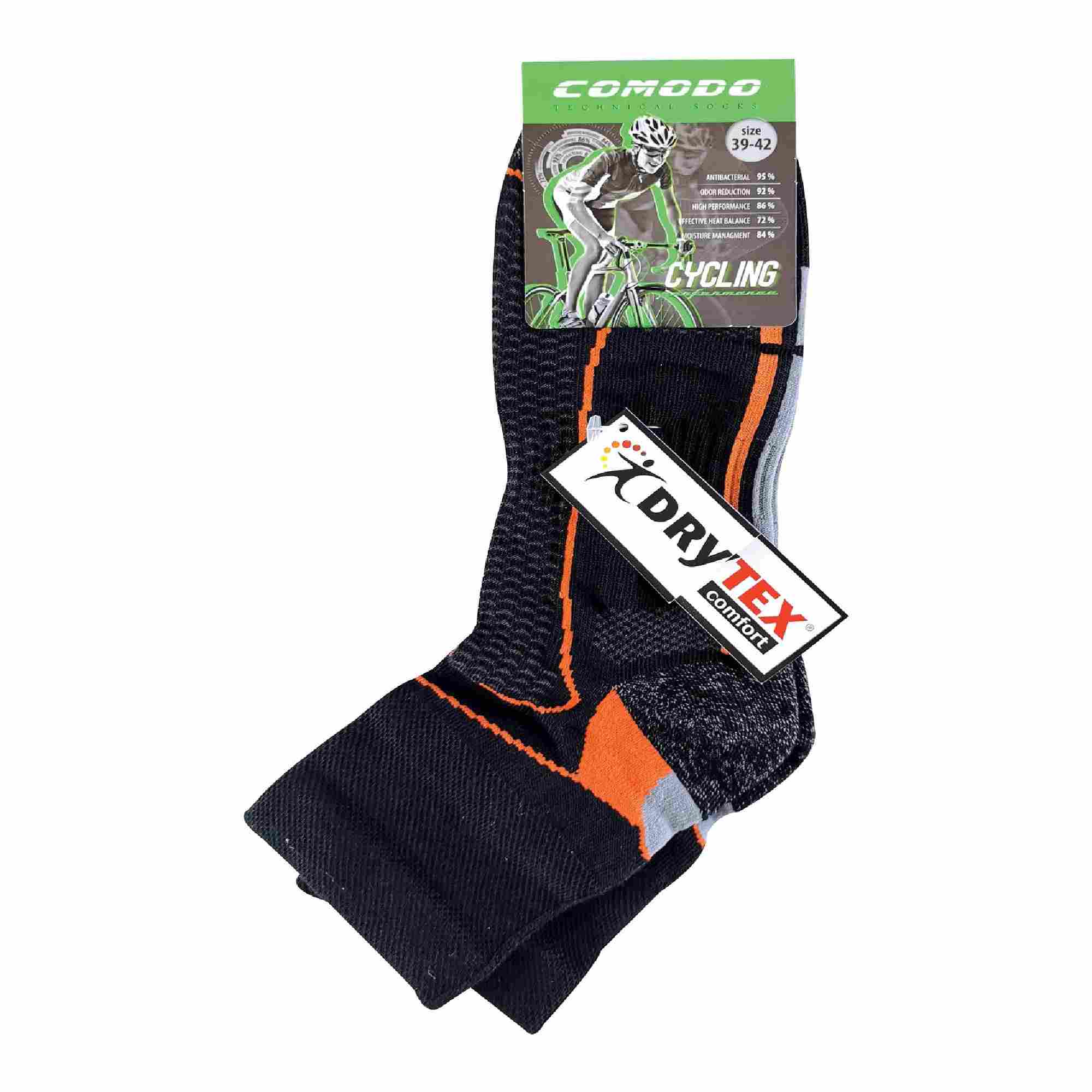 High vis neon low cut cycling socks featuring breathable performance fabric on a solid background — view 4