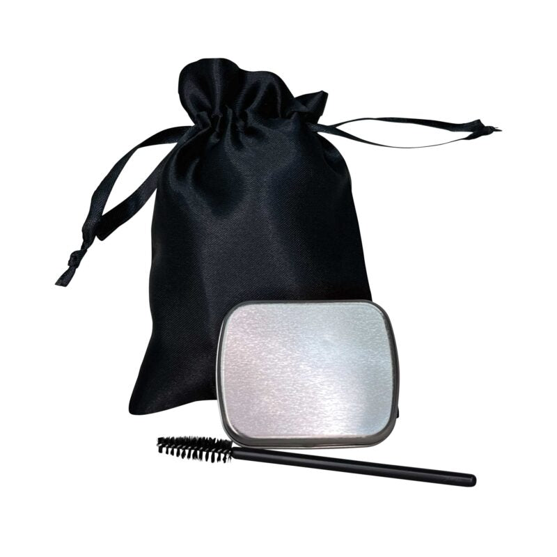 Clear vegan brow styling soap in a compact travel-friendly container for fluffy laminated brows — view 5