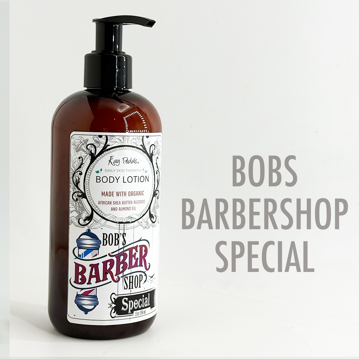 Bob's Barber Shop Special Organic Body Lotion 12oz-0
