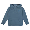 Bruno boys lightweight brushed fleece hoodie sweat in slate blue-grey with front kangaroo pocket