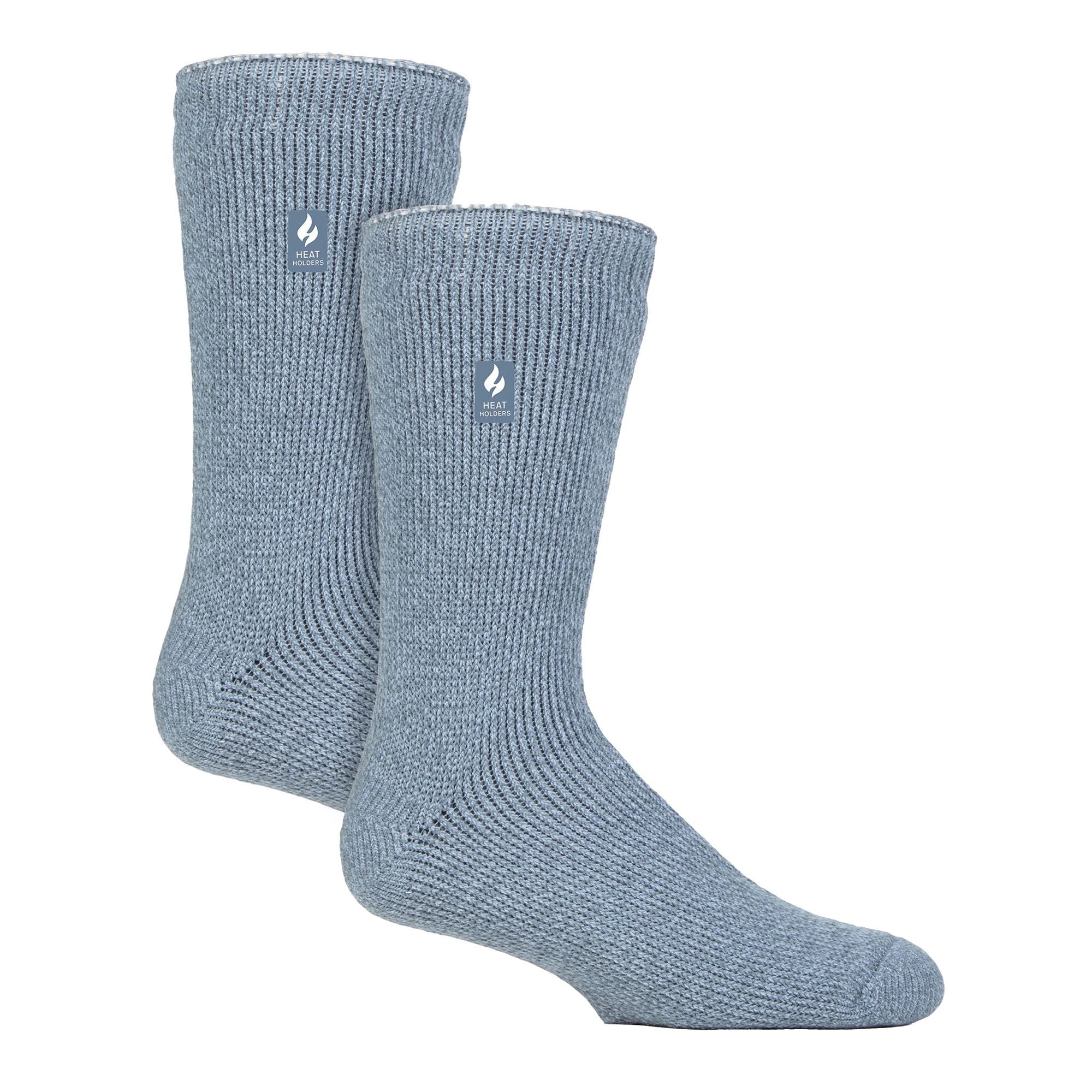 Mens two pack merino wool thermal socks featuring a thick looped pile and reinforced toe — view 5