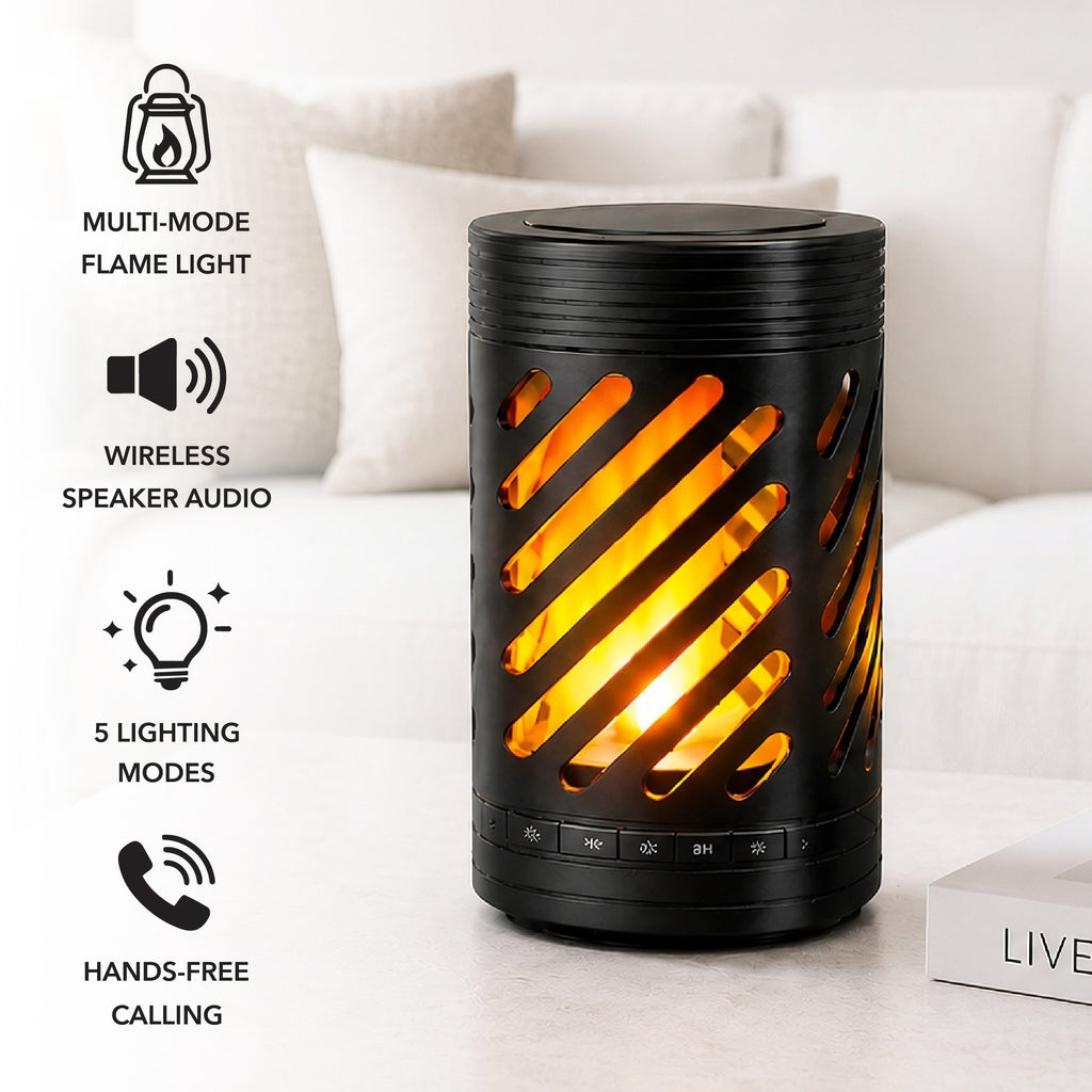 Wireless Earbuds & 2-in-1 Ambient Flame Lantern Speaker-1
