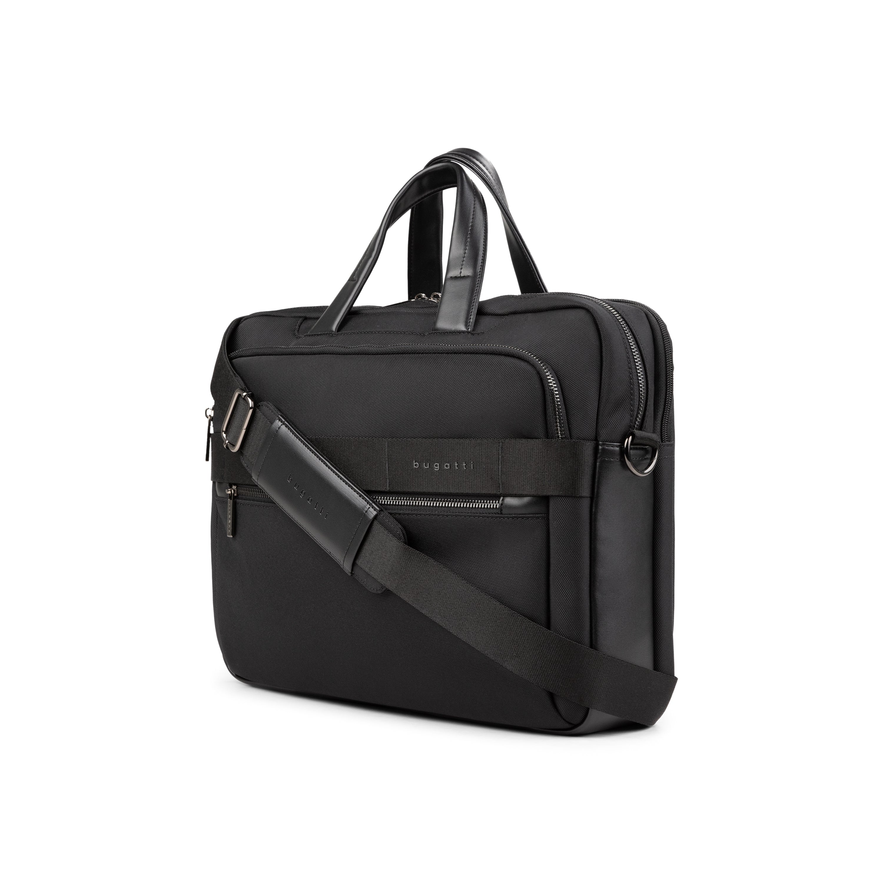 Blake Briefcase professional travel and work bag featuring sturdy top handles and adjustable shoulder strap — view 2