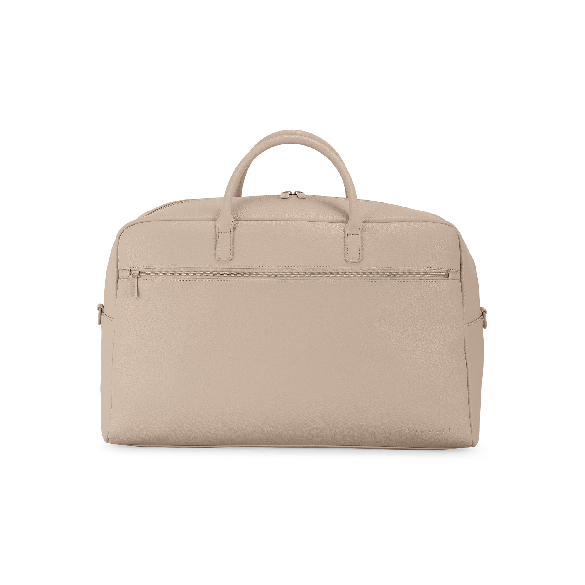 Premium Lisbon duffle bag, an elegant travel luggage with sturdy carrying handles and sleek structural design — view 5