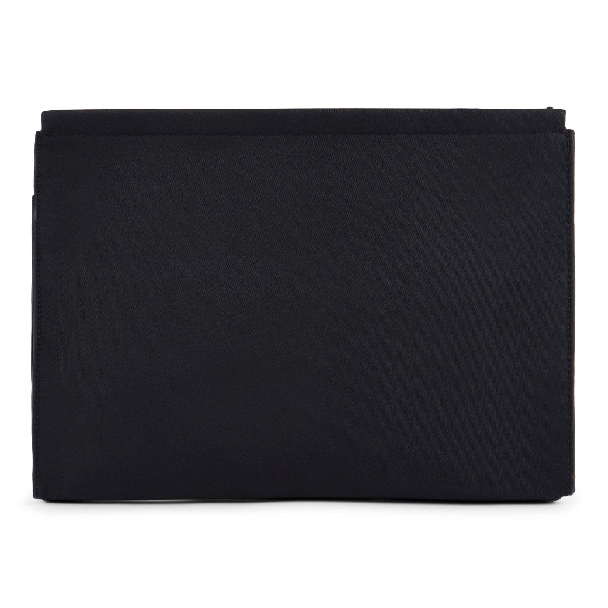 Madison laptop sleeve in premium nylon with vegan leather trims for device protection — view 5