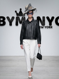 Women's Textured Faux Leather Biker Jacket BYMANYC ® New York CONTEMPORARY VIBRANT MODERN FASHION - New Collection-0