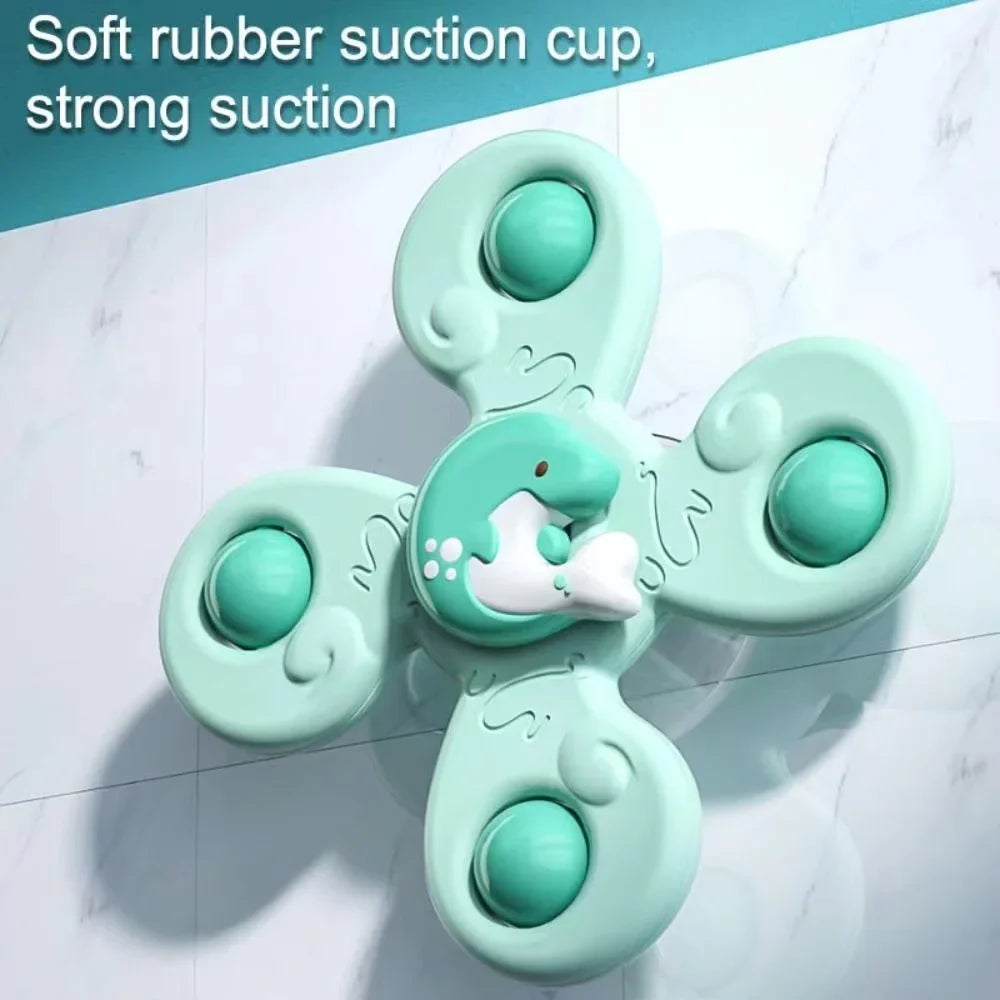 Baby bath toys suction cup set featuring bright colors and safe non-toxic interactive pieces — view 5