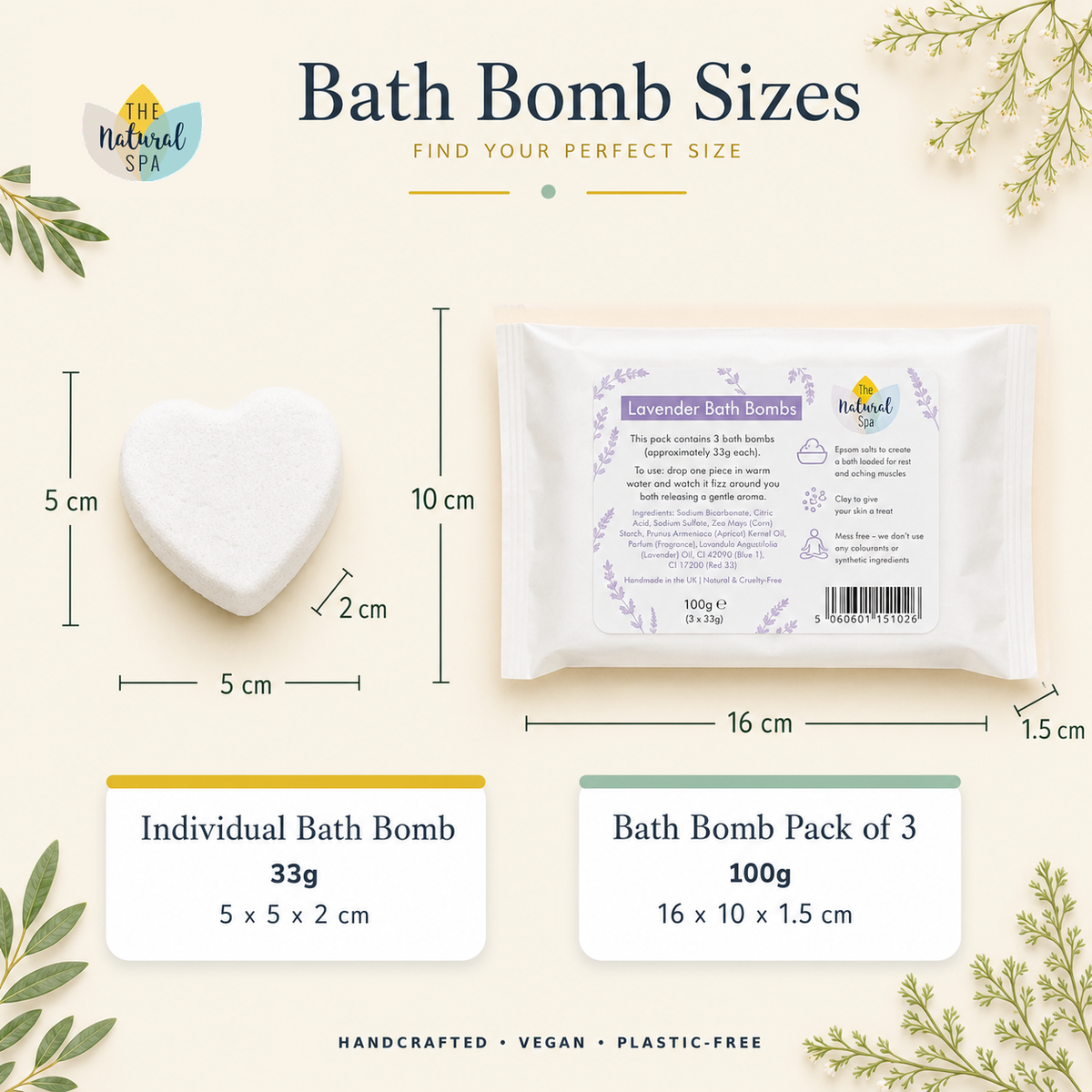 Lavender Mint Aromatherapy Bath Bombs Pack of 3- Sue's Staff Pick March 2026-2