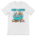Live Laugh Toaster Bath Tee-0