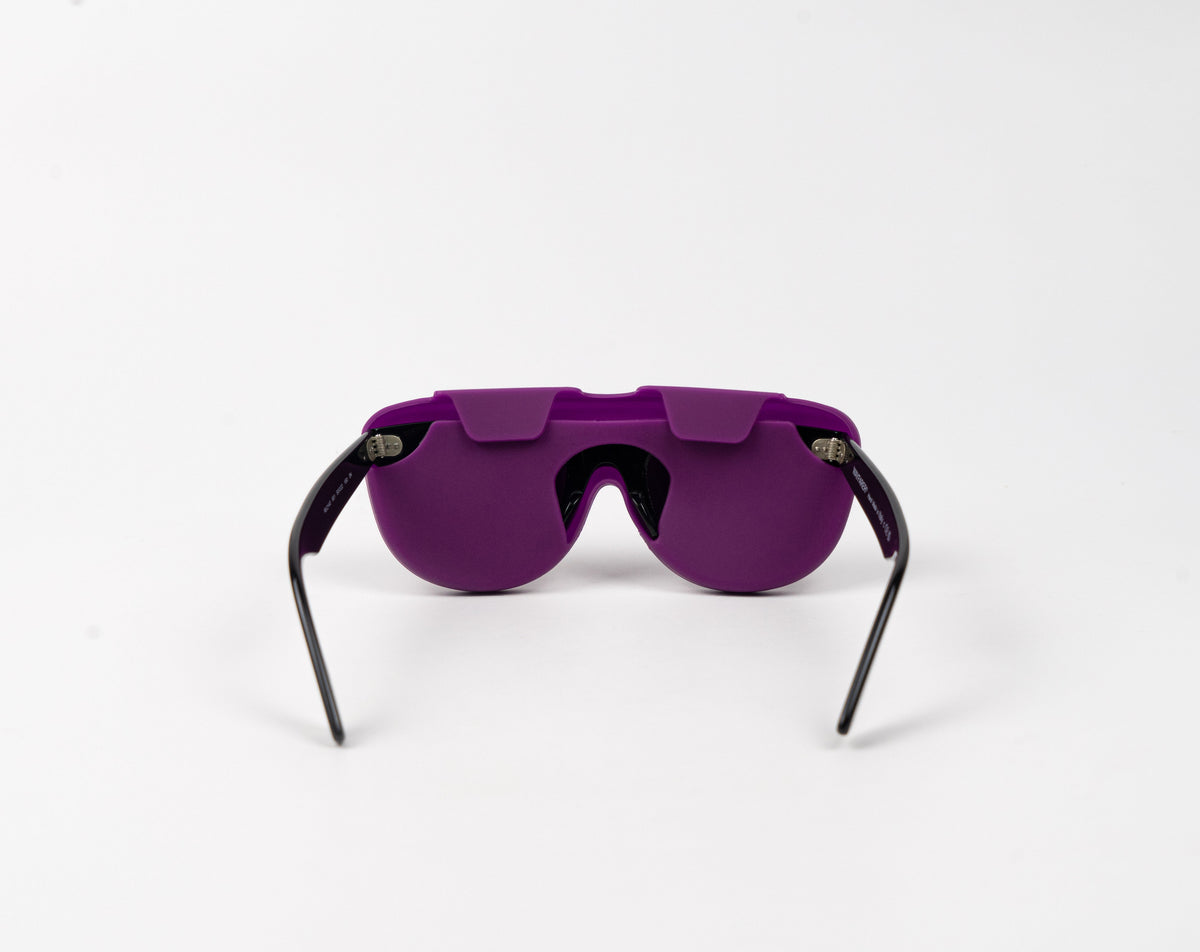 Funda de gafas de silicona flexible - Berenjena-1