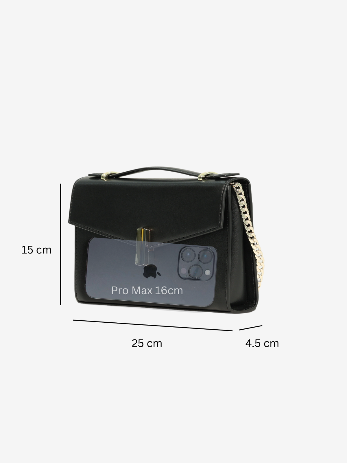 Berlin Clutch & Shoulder Bag | Apple Leather-3