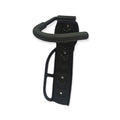 Black heavy-duty steel wall mounted bicycle storage hook with foam sleeve and side braces.
