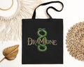 Dramione fanfiction book themed cotton canvas tote bag with graphic print and sturdy everyday shoulder straps