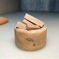 Black walnut cup diffuser elegant waterless wooden aromatherapy device with natural diffusing sticks