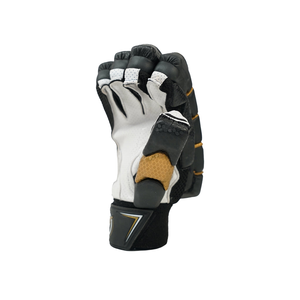 Bolt Predator youth cricket batting gloves with reinforced finger rolls and a supple grip palm — view 4